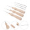 60pcs Set 3 Wooden Punch Hole Fine Needle 8