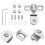 5Sets Rvs Pivot Deurscharnier Glasdeur Badkamer Robuust 11