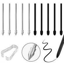 Pen Tips Replacement 10PCS with Titanium and Felt Nibs Compatible with Kindle Scribe Pen and Remarkable Pen