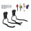 Garage Hooks Heavy Duty Wall Storage, RustResistant Double Utility Hooks for Tools, Black 4pcs 2
