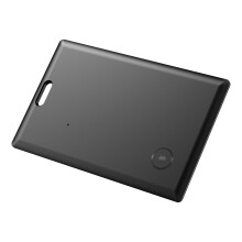Find My Wallet Tracker with Bluetooth Key Finder for Apple iOS, Instant Alerts, 1 Pack Black
