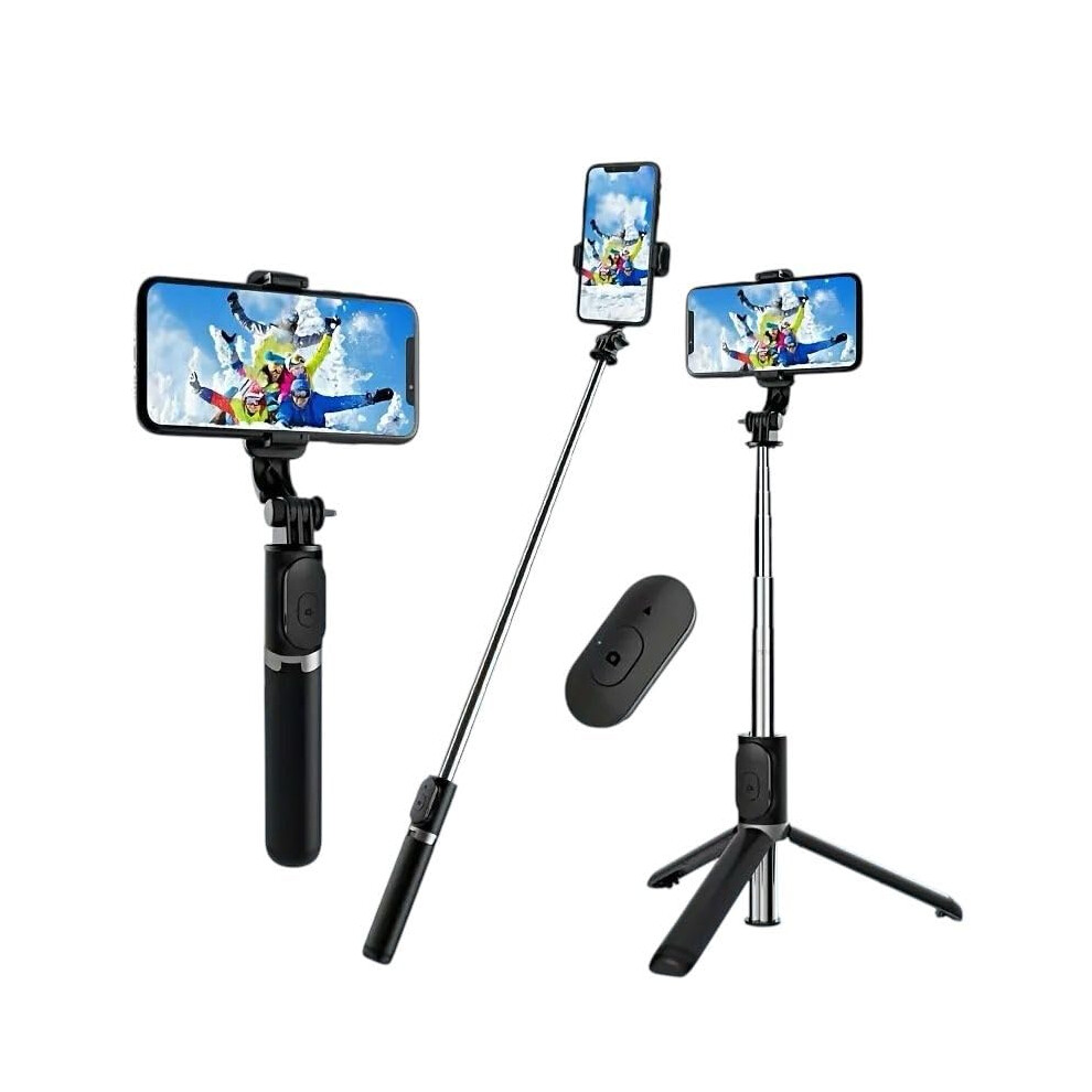 Selfie Stick Tripod With Bluetooth Remote, 360 Rotation, 41 Inch Extendable, Antishake For Travel 9070919974052