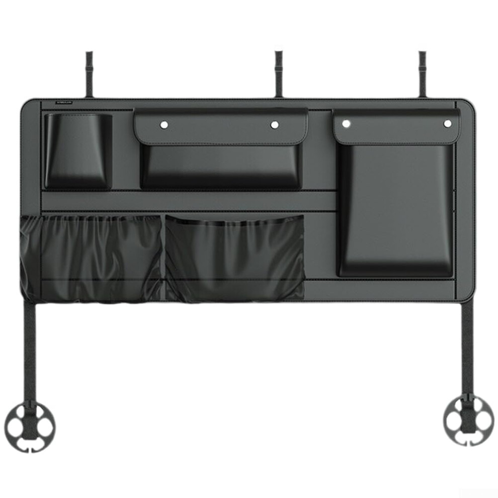 Car Trunk Organizer Waterproof Leather Large Capacity Backseat Hanging Suv Cargo Storage Bag 9455672838474
