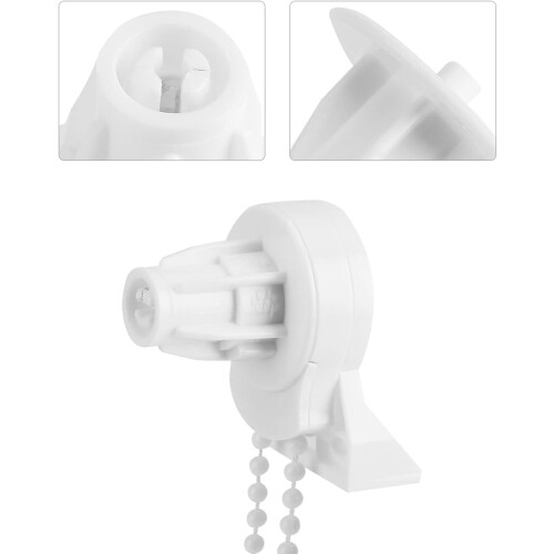 Roller Blind  Kit with 140cm Long Bead Chain, Durable Plastic Brackets for Standard Blinds 2