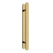 Gold Stainless Steel Sliding Barn Door Handle 47.2 Inch Rustproof Pull for Glass Entry and Shower Doors