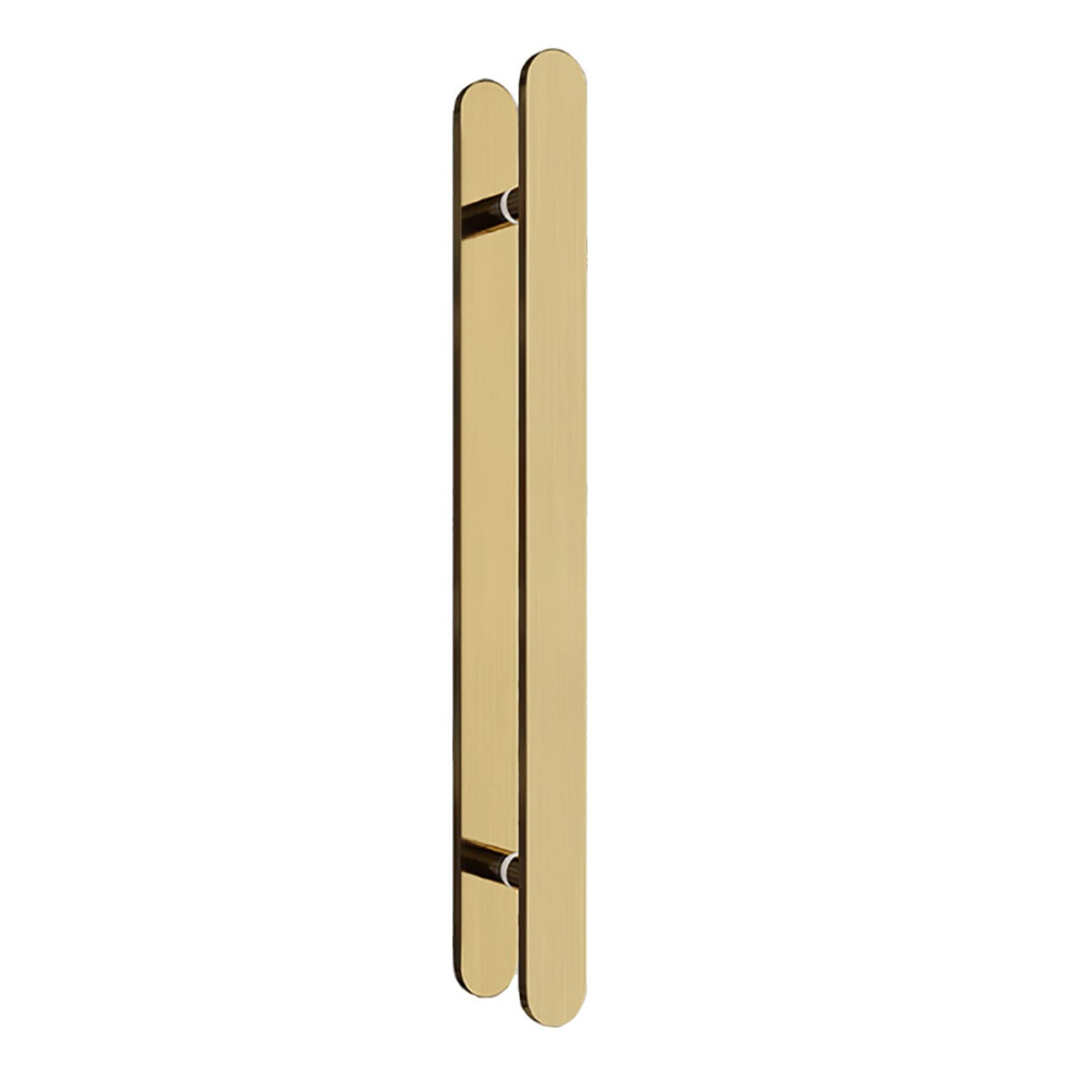 Gold Stainless Steel Sliding Barn Door Handle 47.2 Inch Rustproof Pull For Glass Entry And Shower Doors 9044945409598