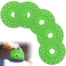 5 Pcs Angle Grinder Cutting Disc 4.5 Inch Diamond Saw Blade Wide Blade for Tile Marble Glass