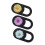 3pcs Flower Pattern Webcam Cover Slide for Laptop and Phone, Cute Camera Privacy Protector 1