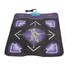 Dance Mat Non Slip PVC Pad with 512MB Memory Card for TV and PC, 100 Songs, 60 Games, Kids Adults