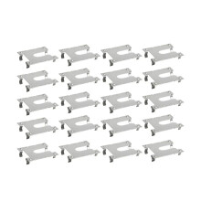 20 Pack Solar Panel Grounding Clips PV Roof Conductive Washer Lug Set for Rail Installation