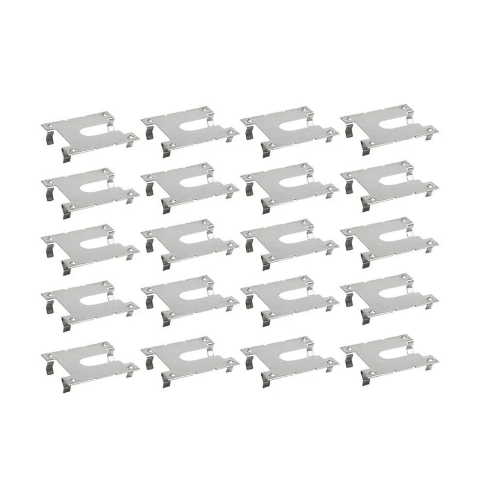 20 Pack Solar Panel Grounding Clips Pv Roof Conductive Washer Lug Set For Rail Installation 9044945409680