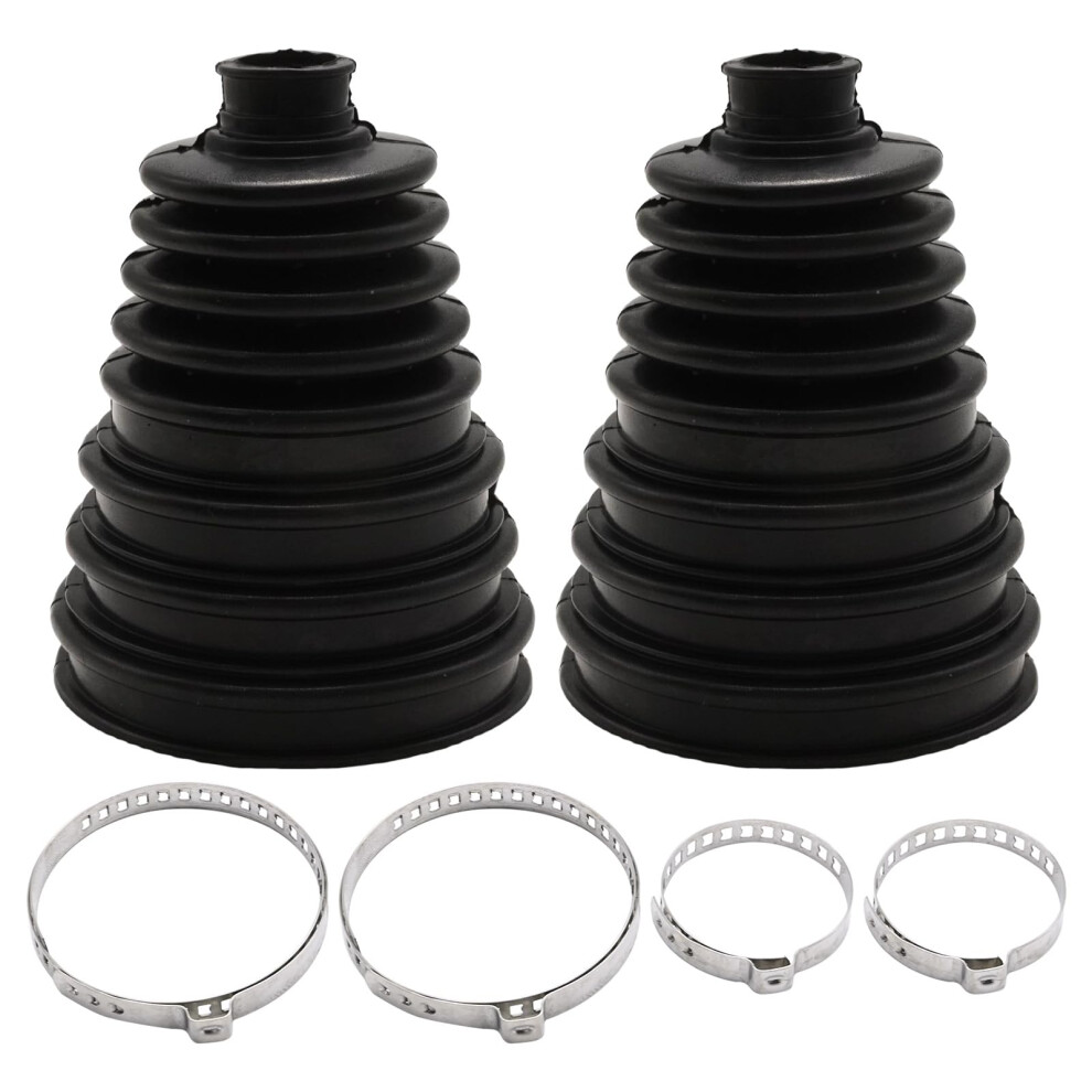 2Pcs Cv Boot Kit, Durable Universal Cv Joint Boot With Noise Reduction For Wide Vehicle Compatibility 9455672840057