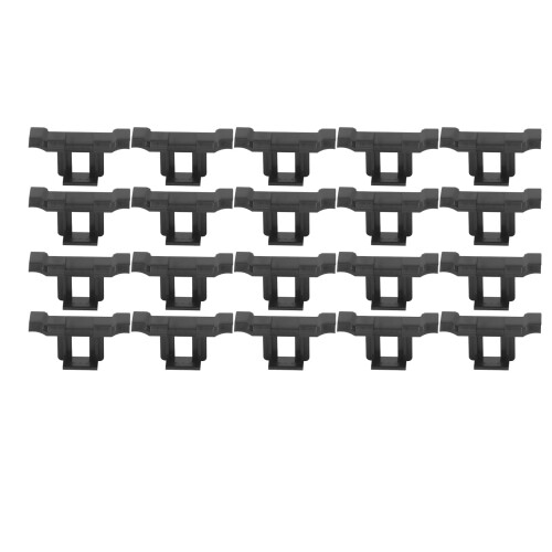 Solar Panel Accessories 20 Pack ABS Heavy Duty Drain Clips for Optimized Water Drainage