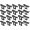 Solar Panel Accessories 20 Pack ABS Heavy Duty Drain Clips for Optimized Water Drainage 2