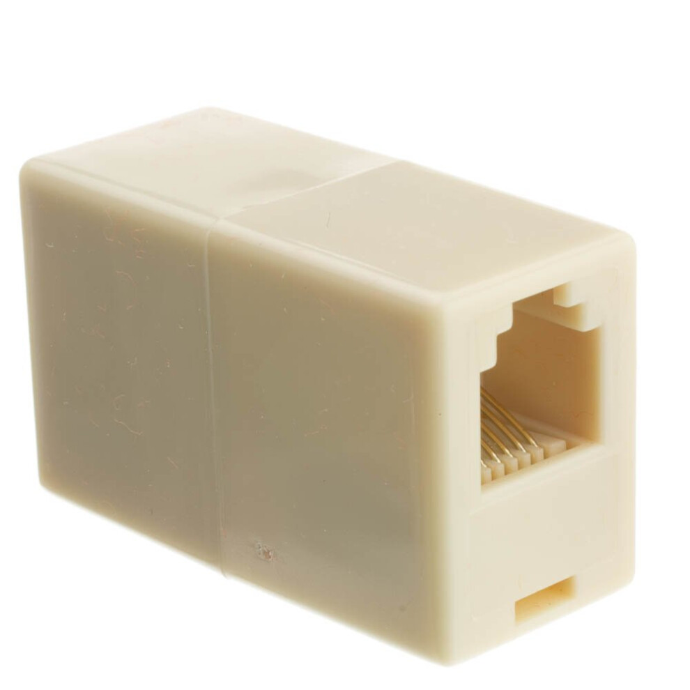 Rj12 Rj11 Inline Telephone Coupler 6P6c Female To Female Secure Line Extension For Home And Office 9044945409734