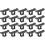 Solar Panel Accessories 20 Pack ABS Heavy Duty Drain Clips for Optimized Water Drainage 4