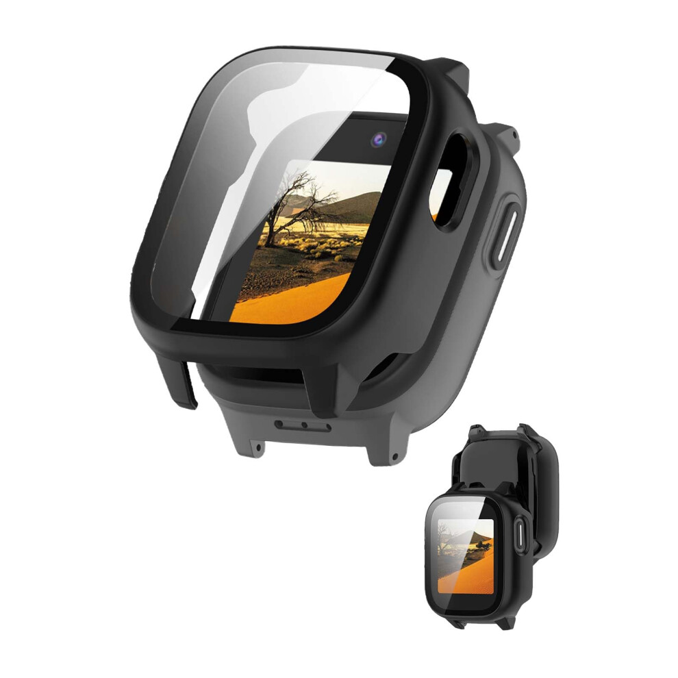 Watch Case With Builtin Tempered Glass, Hard Pc Kids Smartwatch Protective Cover For Cosmo Jrtrack 5 9070919974809