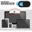 Webcam Cover Ultra Thin Privacy Protection for Laptop Smartphone Tablet Computer Black 3