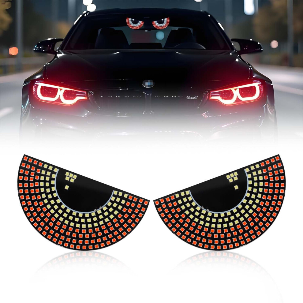 Led Car Windshield Lights And Usb Powe Dual Color With 11 Dynamic Modes Red/White 9455672840712