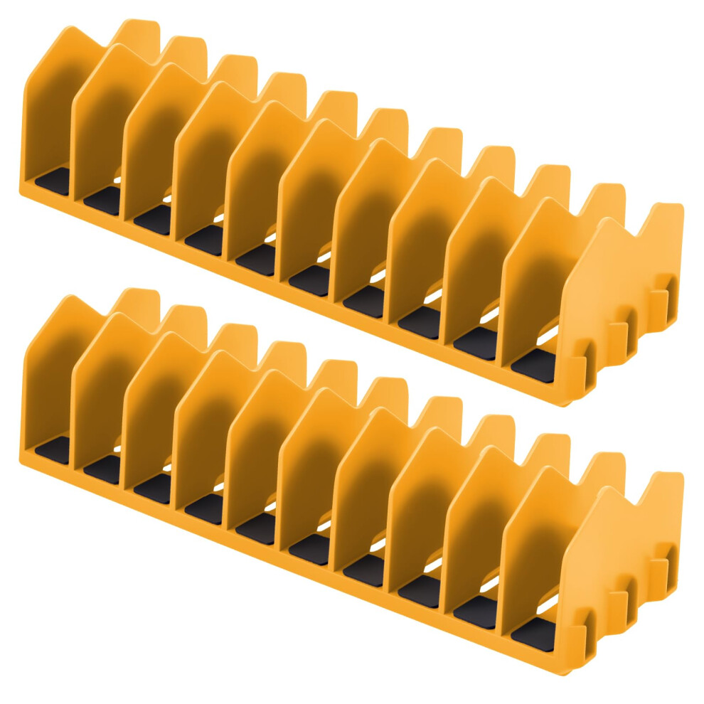 Plier Organizer Rack 2 Pack, 10 Slot Tool Organizer With Nonslip Base For Toolbox And Drawers 9070919950827