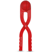 Snowball Maker 3 Pack Red with Ergonomic Handles for Uniform Winter Game Snowballs