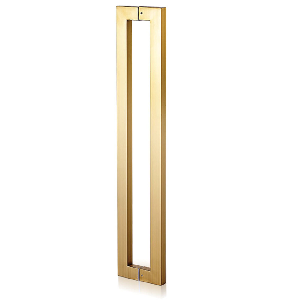Barn Door Handle And Glass Shower Door Handle, Gold Stainless Steel Doublesided Pull 80Cm Rustresistant 9174973494621