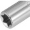 1/4 Inch Drive Torx Socket Set E10 with Spring Loaded Universal Joint 90 Swivel Chrome Vanadium 3