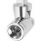 1/4 Inch Drive Torx Socket Set E10 with Spring Loaded Universal Joint 90 Swivel Chrome Vanadium 5