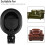 Recliner Pull Handle Replacement with Ergonomic Grip, Universal Sofa Chair Release Lever, Black Oval 3