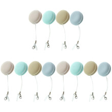 12pcs Macaron Phone Screen Cleaner Set with Keychain, DualSided Microfiber Wipes for Phones, Glasses, Touchscreens