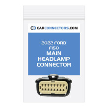 Headlamp Connector with 7Inch Wire and PreAssembled Seals for Ford F150 2022 Model