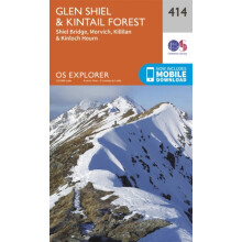 Glen Shiel and Kintail Forest by Ordnance Survey Other Book