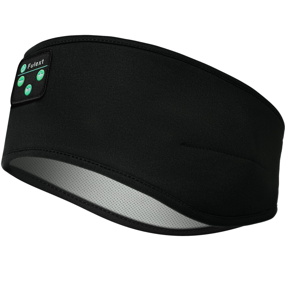 Sleep Headphones Bluetooth Headband With Ultrathin Speakers, Long Battery Life, Mic, Black 9455672843201