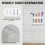 Cabinet Straw Holder Acrylic Organizer with Adhesive SpaceSaving Kitchen Storage White 4
