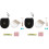 2Sets Kleines Kalimba Fingerklavier Mini Daumenpiano Farben 2