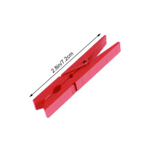 120Stk Rote Holz Foto Pegs Natürliche Halter Für Fotos Und Karten