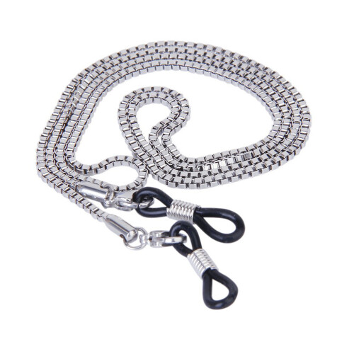 2Stk Flexible Brillenkette Silber Für Brillen 1