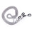 2Stk Flexible Brillenkette Silber Für Brillen 6