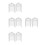 8Pcs Secure Fit Acrylic Replacement Lids for Small Popcorn Machines 4