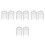 8Pcs Secure Fit Acrylic Replacement Lids for Small Popcorn Machines 8