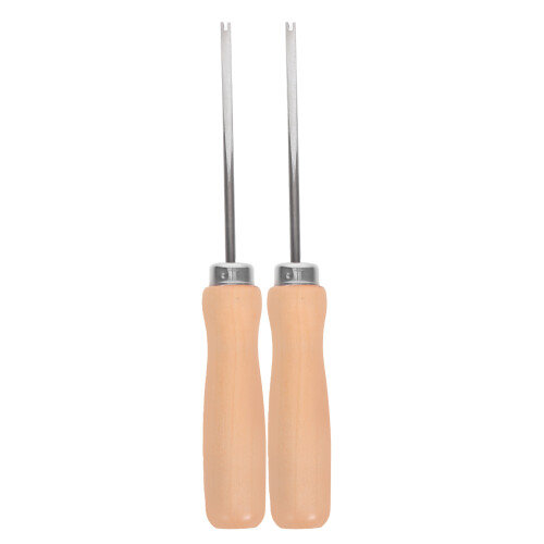 4Stk Holzgriff Füllwerkzeug Für DIY Plüschtiere Silber 1