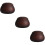 3Pièces Boîte De Stockage Échecs Bois Marron Usage 10