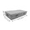 Foldable Under Bed Storage Box with Handles Grey Cotton Linen 2