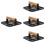 4Stk Burger Aus Aluminium Mit Holzgriff, , , Robust 8
