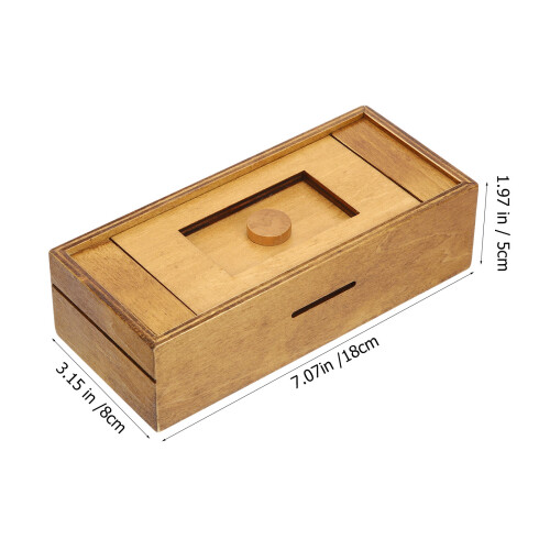 Boîte En Bois Jouet Éducatif Compartiment Secret 2