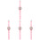 4Pièces Enfants Rose Étanches LED Multifonction Enfants 9