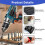 4 Pack Adhesive Drill Bit Holder for Impact Drivers and Drills, Compact Sleeve with Quick Bit Access 2