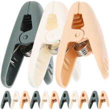 60Pcs Hanging Clothes Pins Plastic Assorted Color Clips for Laundry