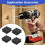 4 Pack Adhesive Drill Bit Holder for Impact Drivers and Drills, Compact Sleeve with Quick Bit Access 5