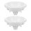 4Pcs ABS Urinal Filters Odor Prevention Drain Strainers White for Home 1